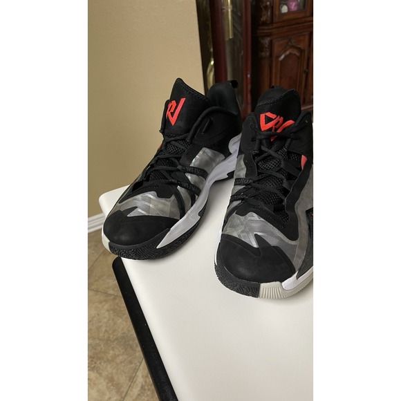 Jordan One Take 3 Black Grey Fog DC7701 001 Black/Red Basketball Sneakers‎ Sz 13 - Picture 8 of 8